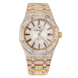 Black Stick Moissanite Date Just Watch For Men's