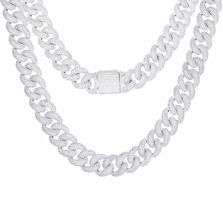 Ice Out Luxury Moissanite Hip Hop Cuban Chain