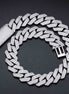 22mm Ice Out Luxury Hip Hop Moissanite Diamond Cuban Chain