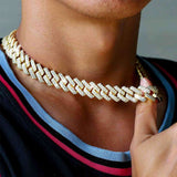 Luxury VVS1 Moissanite Diamond Cuban Chain For Men's