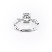 Moissanite Cushion Cut Twisted Filigree Ring