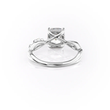 Moissanite Cushion Cut Twisted Filigree Ring