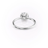 Moissanite Solitaire Round Cut Engagement Ring