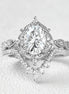Moissanite D Color Oval Cut Filigree Anniversary Gift For Women