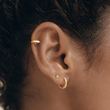 Moissanite Round Cut Lever Back Earring For Women