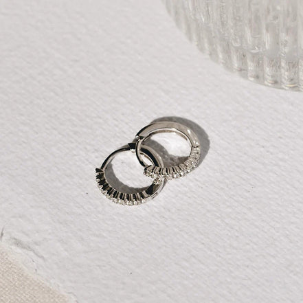 VVS1  Moissanite Diamond Round Cut Lever Back Earrings