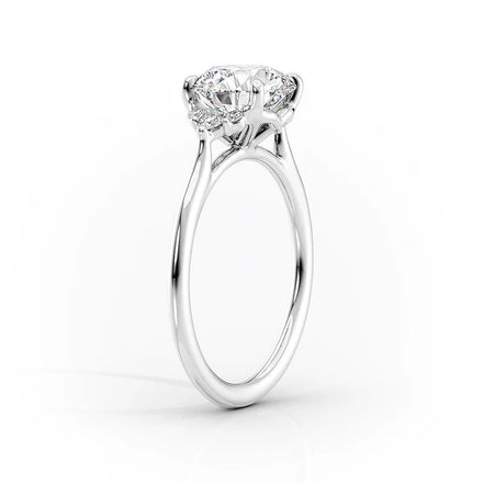 Moissanite Pear Cut Seven Stone Engagement Wedding Ring
