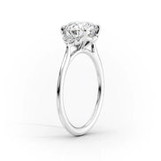 D Color Moissanite Vintage Round Cut Proposal Ring