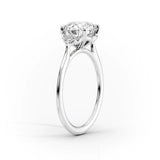 D Color Moissanite Vintage Round Cut Proposal Ring