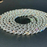 Miami Iced Out Moissnaite Diamond Cuban Chain