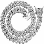 Miami Iced Out Moissnaite Diamond Cuban Chain