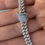 925 Sterling Silver Moissnaite Diamond Hip Hop Chain