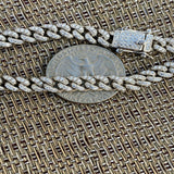 925 Sterling Silver Moissnaite Diamond Hip Hop Chain