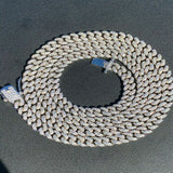 925 Sterling Silver Moissnaite Diamond Hip Hop Chain