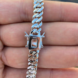 925 Sterling Silver Moissnaite Diamond Hip Hop Chain