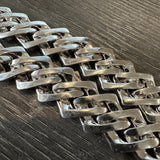 Colorless Moissanite Iced Out Cuba Link Chain
