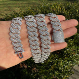 Round Cut D Color Moissanite Luxury Cuban Chain Gift For Men's