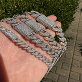 Iced Out Luxury Moissanite Cuban Link Chain