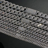 Iced Out Luxury Moissanite Cuban Link Chain