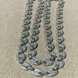 Moissanite Diamond Iced Out Puffed Chain For Men's