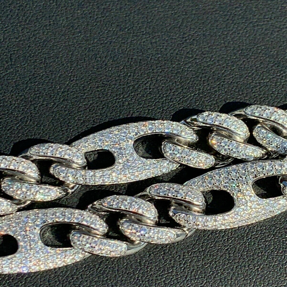 Miami Iced Out Moissnaite Cuban Chain
