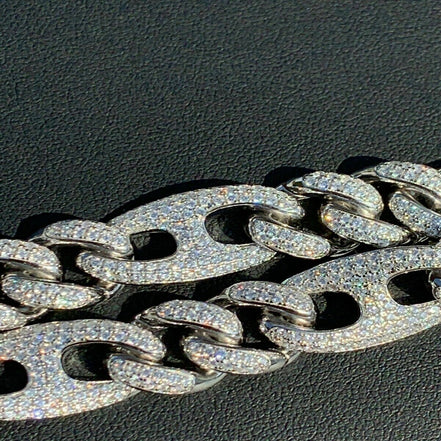 Miami Iced Out Moissnaite Cuban Chain