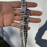 Miami Iced Out Moissnaite Cuban Chain