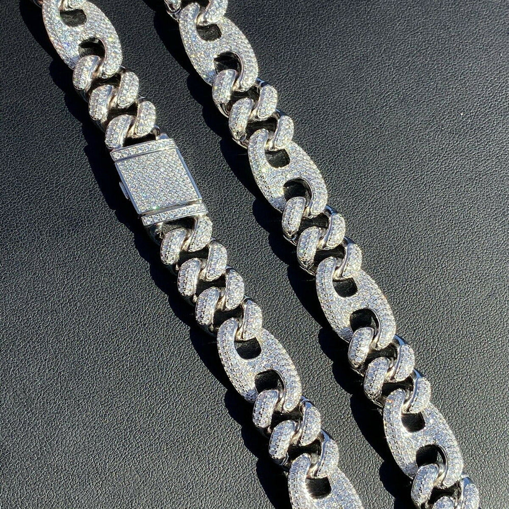 Miami Iced Out Moissnaite Cuban Chain