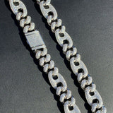 Miami Iced Out Moissnaite Cuban Chain