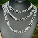 Baguette & Round Cut Moissanite Link Chain Gift For Men's