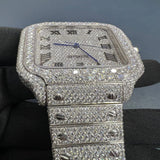 Moissanite Iced Out Bust Down Automatic Men's Watch