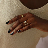 Emerald Cut Vintage Moissanite Engagement Ring
