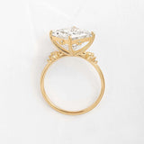 Princess Cut Vintage Moissanite Engagement Ring