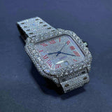 Automatic Iced Out Full Moissanite Diamond Watch For Him