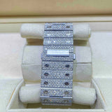Automatic Iced Out Full Moissanite Diamond Watch For Him