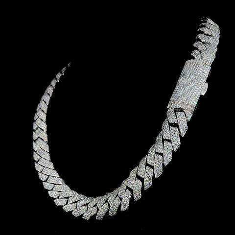 Luxury Moissanite Diamond Hip Hop Cuban Chain