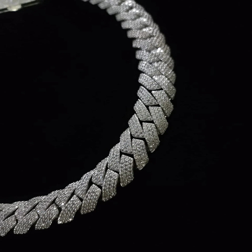 Luxury Moissanite Diamond Hip Hop Cuban Chain