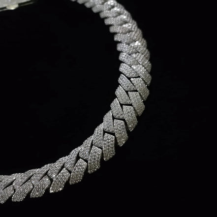Luxury Moissanite Diamond Hip Hop Cuban Chain