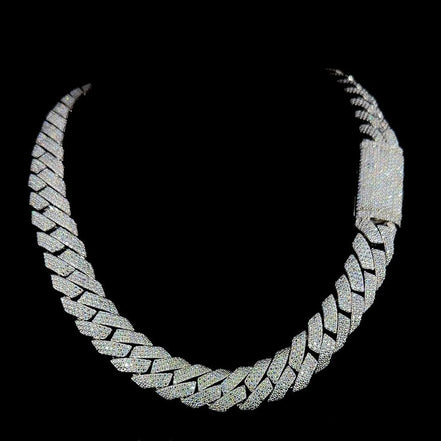 Luxury Moissanite Diamond Hip Hop Cuban Chain