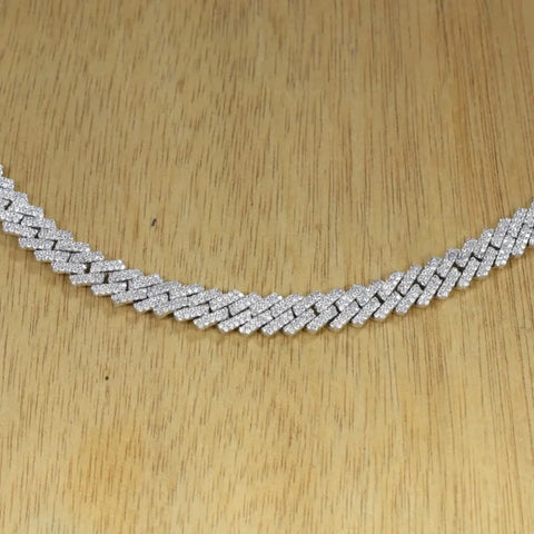 20MM  Moissanite Cuban Chain Birthday Gift For Men