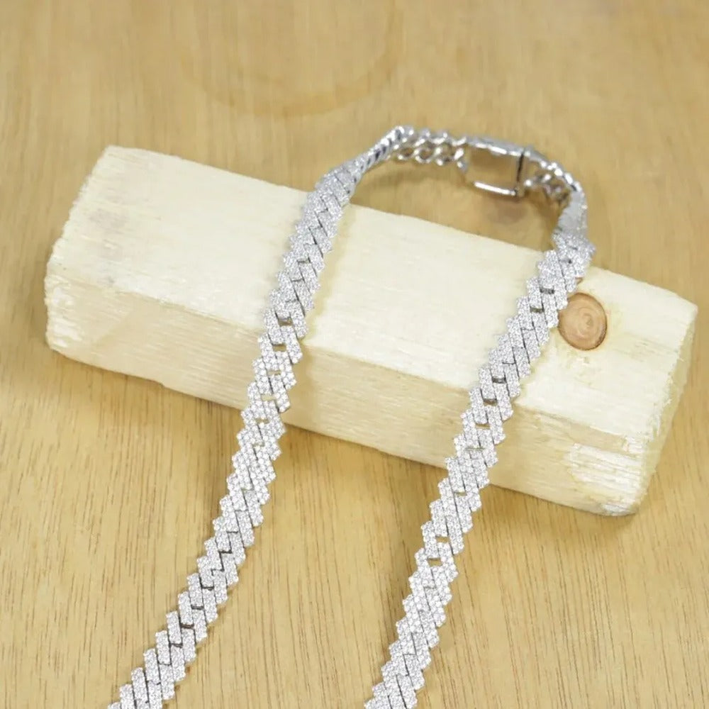 20MM  Moissanite Cuban Chain Birthday Gift For Men