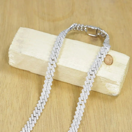 20MM  Moissanite Cuban Chain Birthday Gift For Men