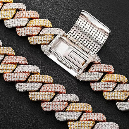 Iced Out Moissanite Hip Hop Chain Birthday Gift For Men's