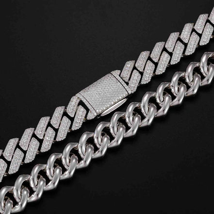 lab Created Moissanite Diamond Hip Hop Cuban Chain