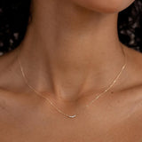 Five Stone Round Cut Moissanite Diamond Pendant