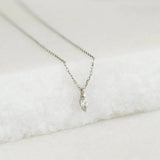 Marquise Cut Solitaire Moissanite Diamond Pendant For Her