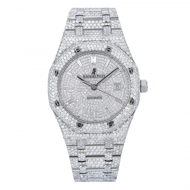 Fully Iced Out Moissanite Diamond Watch For Men's