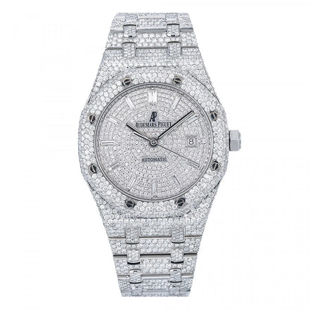 D Color Moissanite Fully Iced Out Luxury Watch