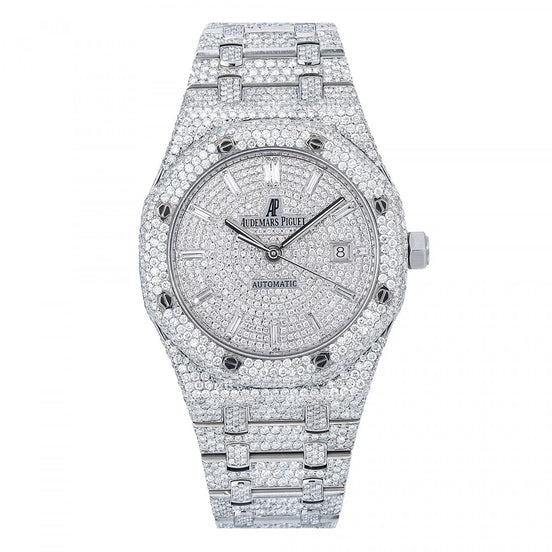 D Color Moissanite Fully Iced Out Luxury Watch