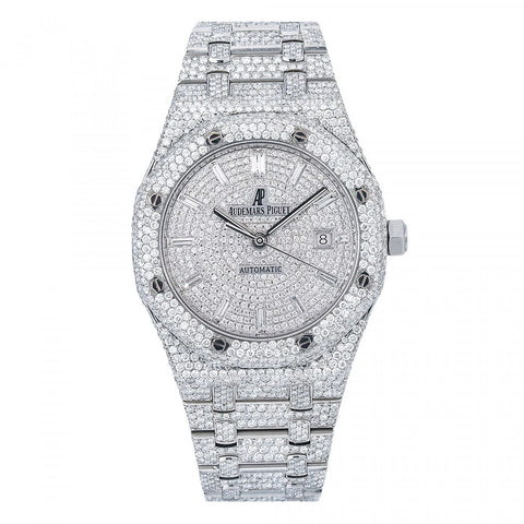 D Color Moissanite Fully Iced Out Luxury Watch